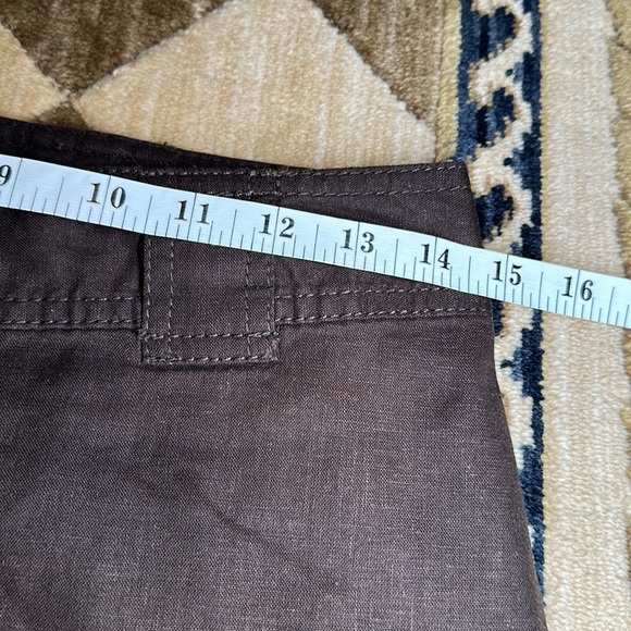 BANANA REPUBLIC linen blend skirt - Picture 5 of 7